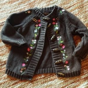 Cc bates long sweater jacket coat 3t girls